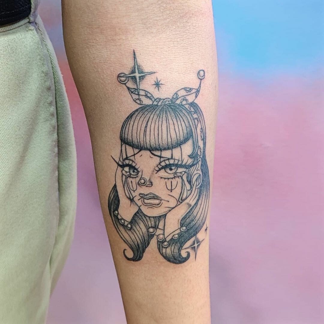 A Sad Girl Tattoo