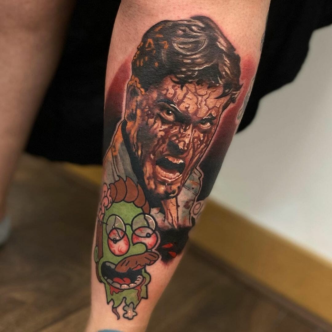 Colourful ‘The Evil Dead’ Tattoo Ideas For Fans Of The Film