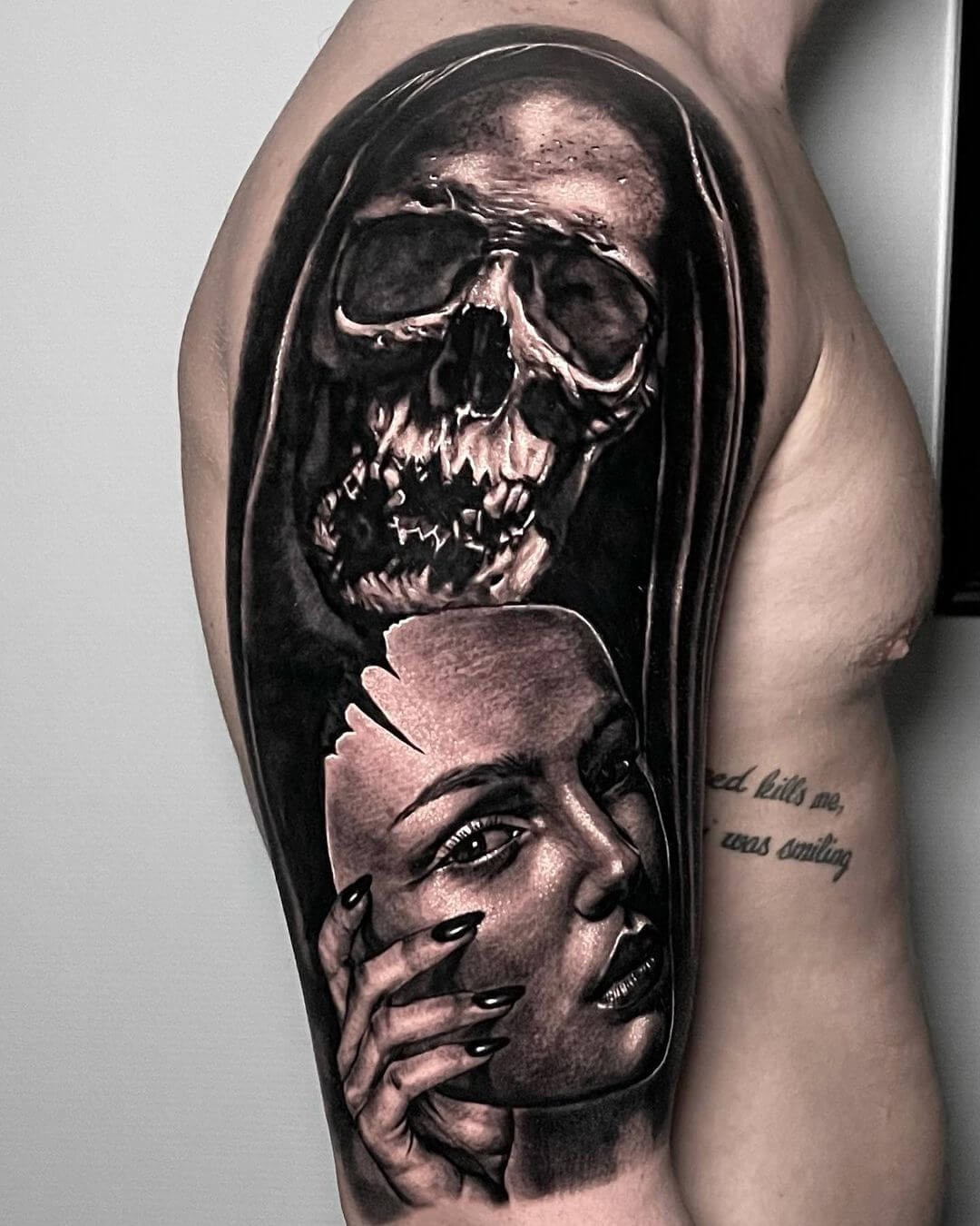 What Lies Beneath The Mask Tattoo