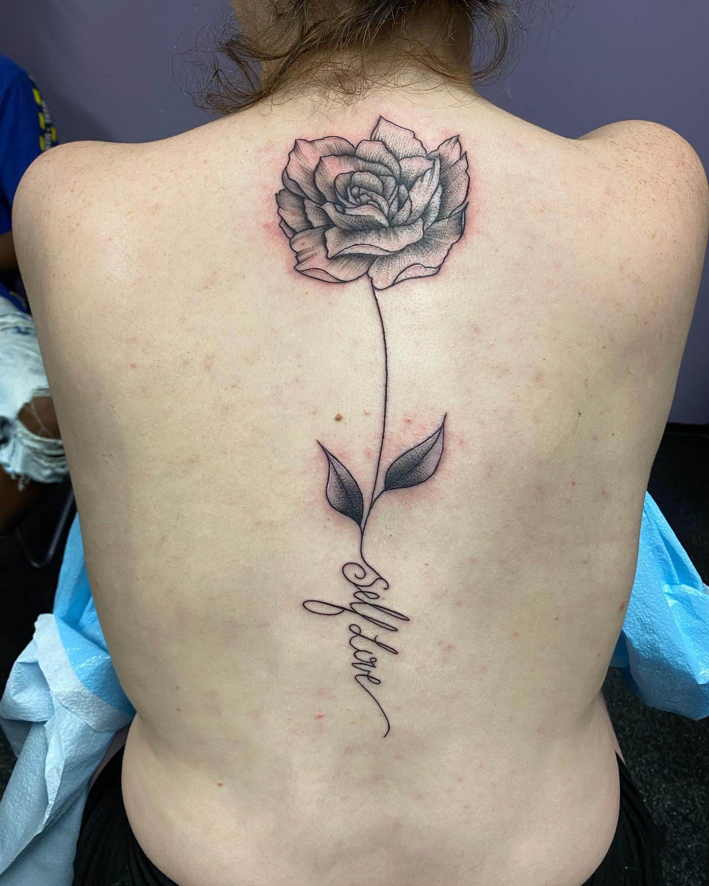 Self Love Rose Tattoo