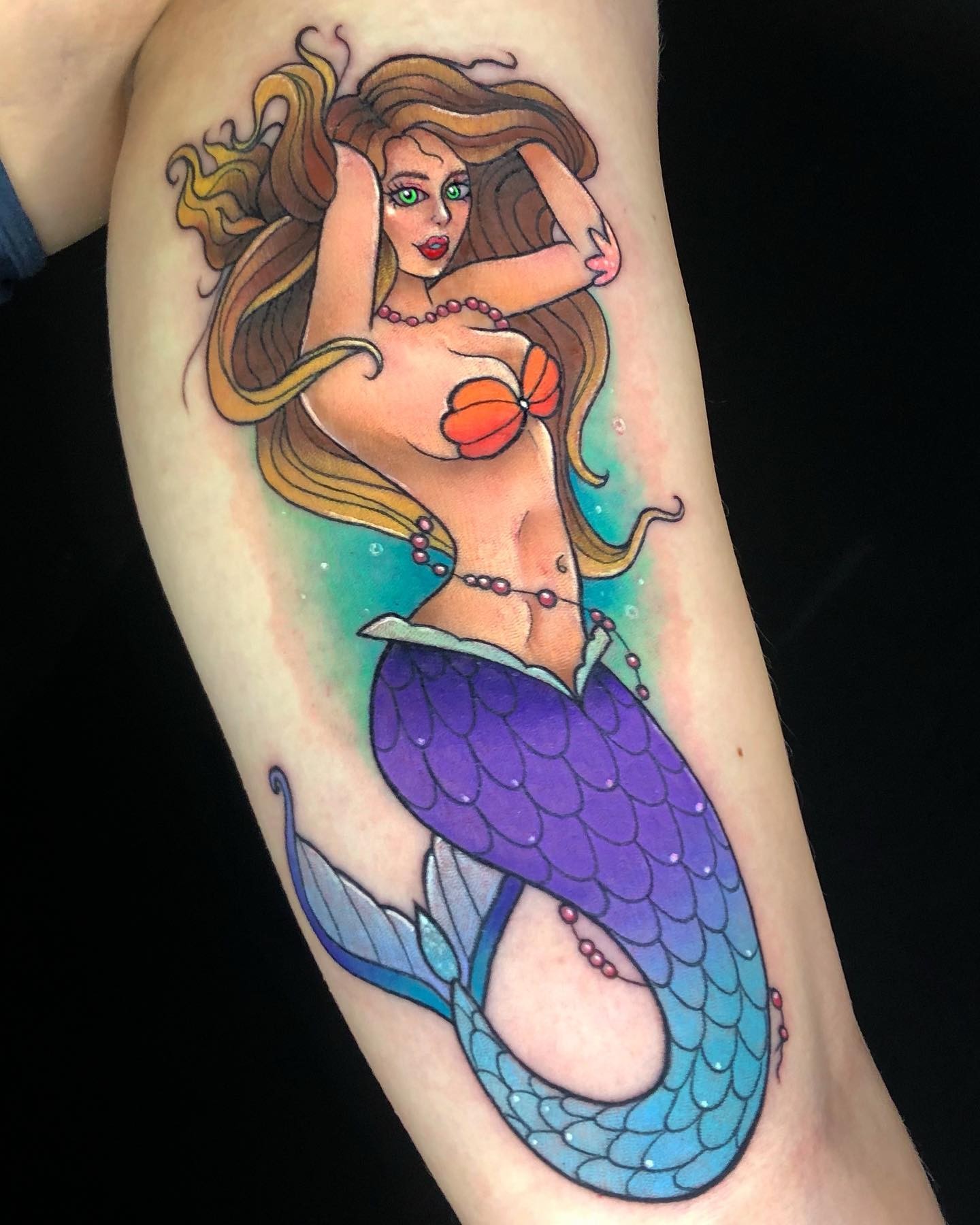 Pisces Mermaid Tattoo