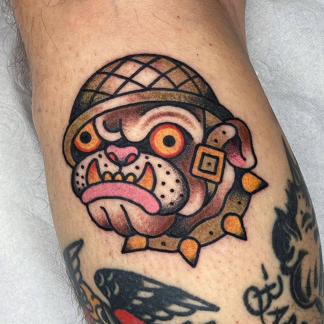 A “Metal Bulldog” Tattoo