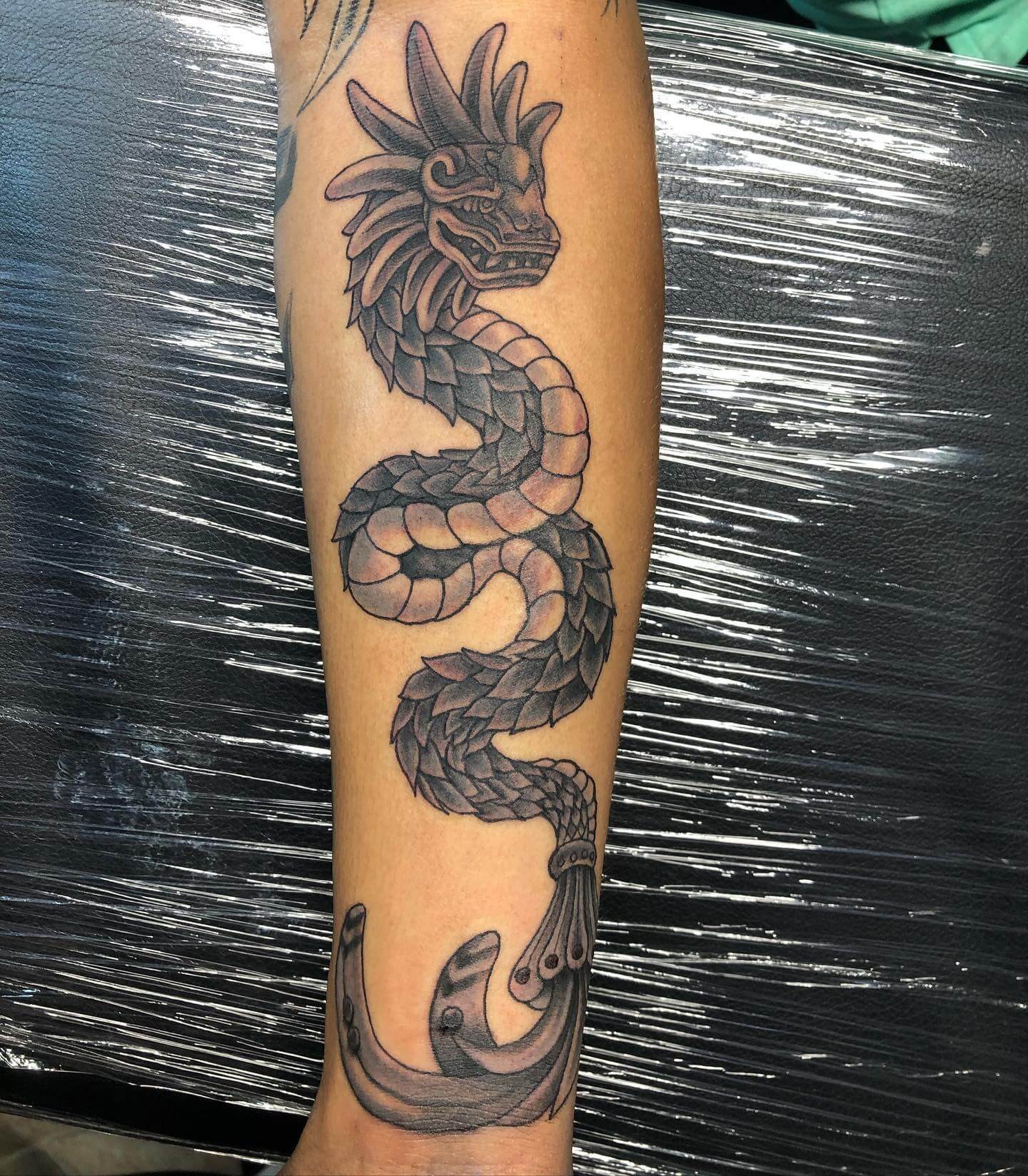 Aztec Style Dragon