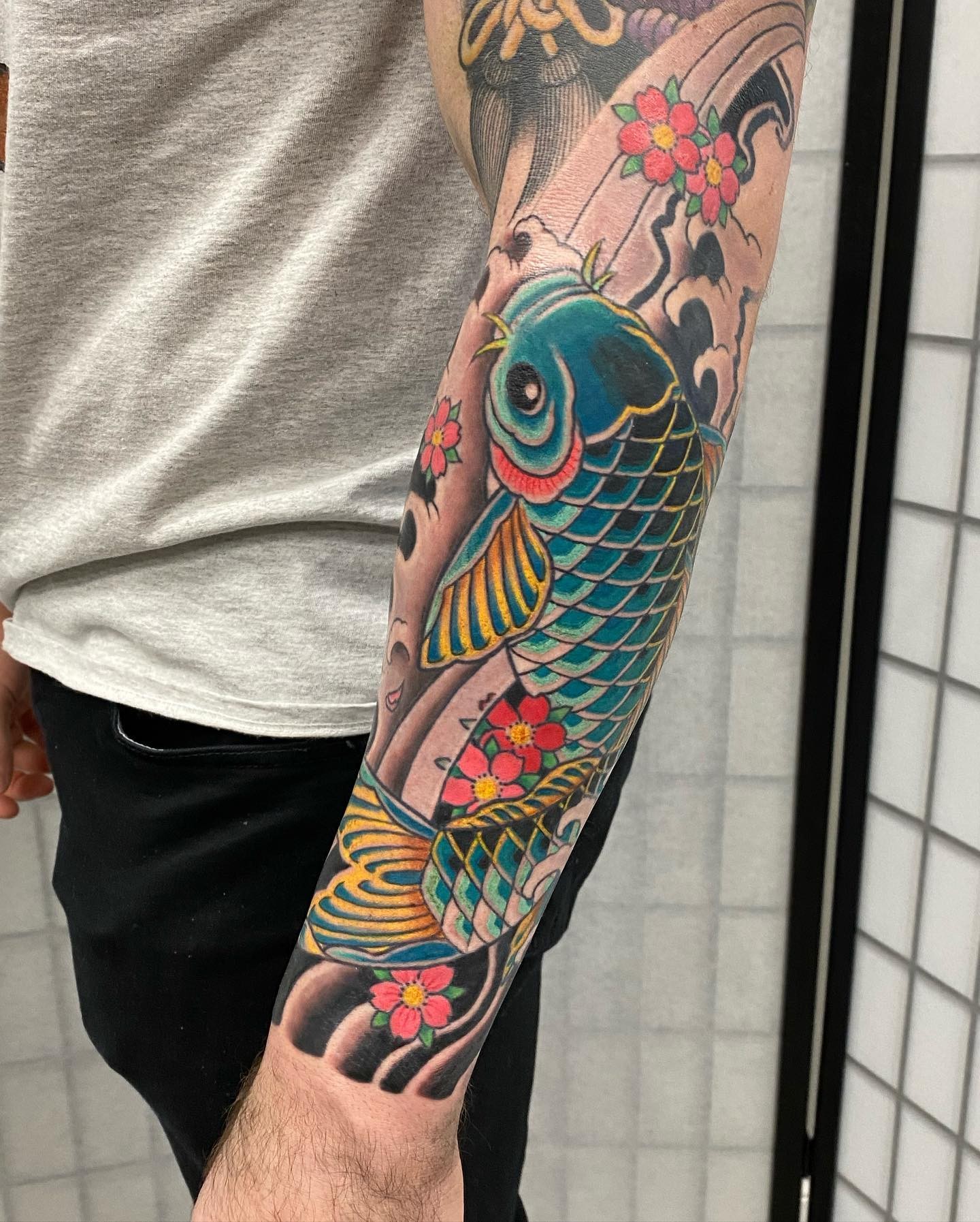 Japanese Koi Fish Tattoo