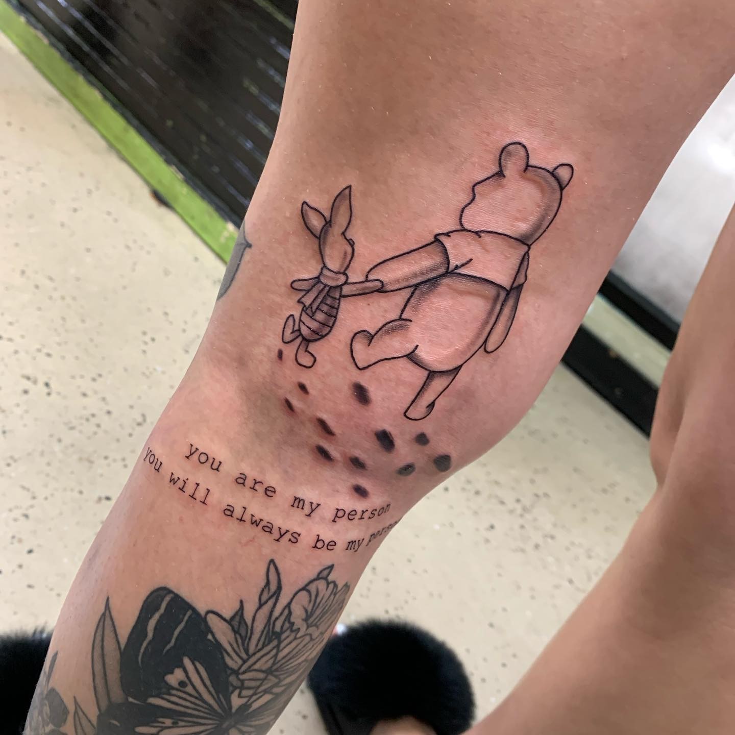 Poohbear And Piglet Tattoo