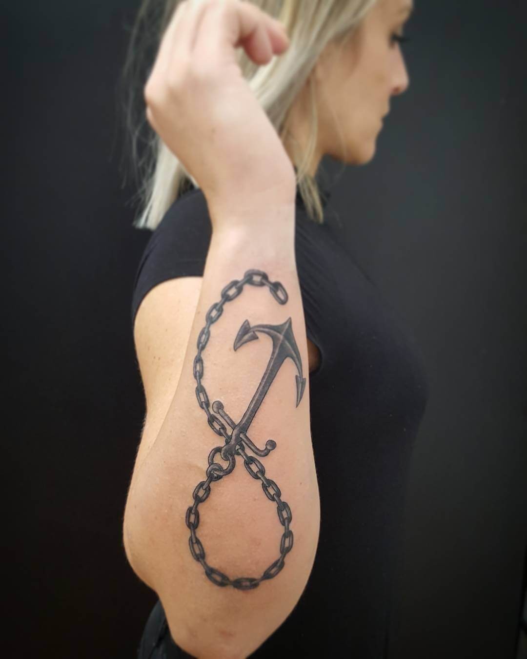 Detailed Anchor Tattoos With Specific Meanings