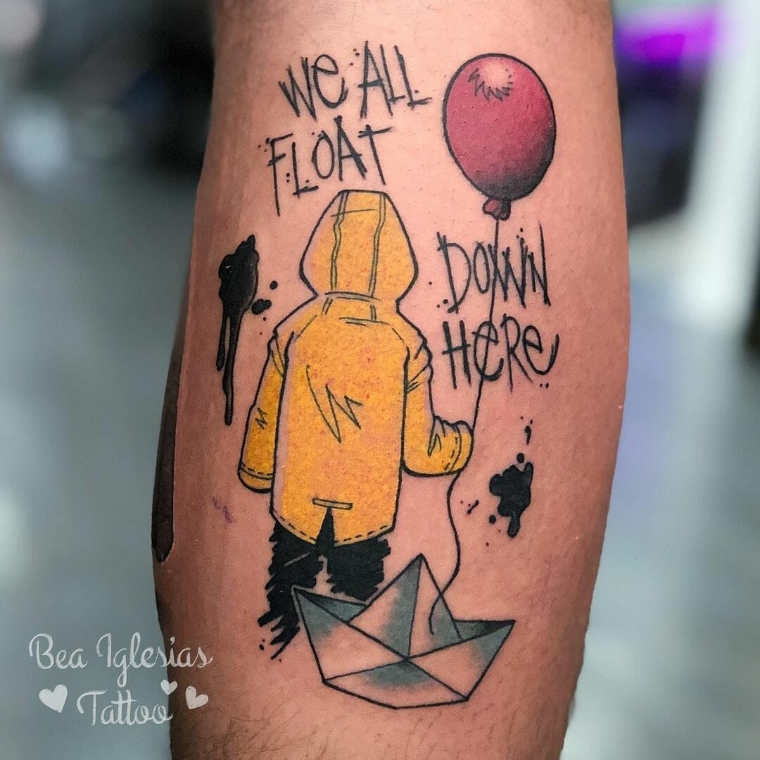 The “Float” Quote It Tattoo