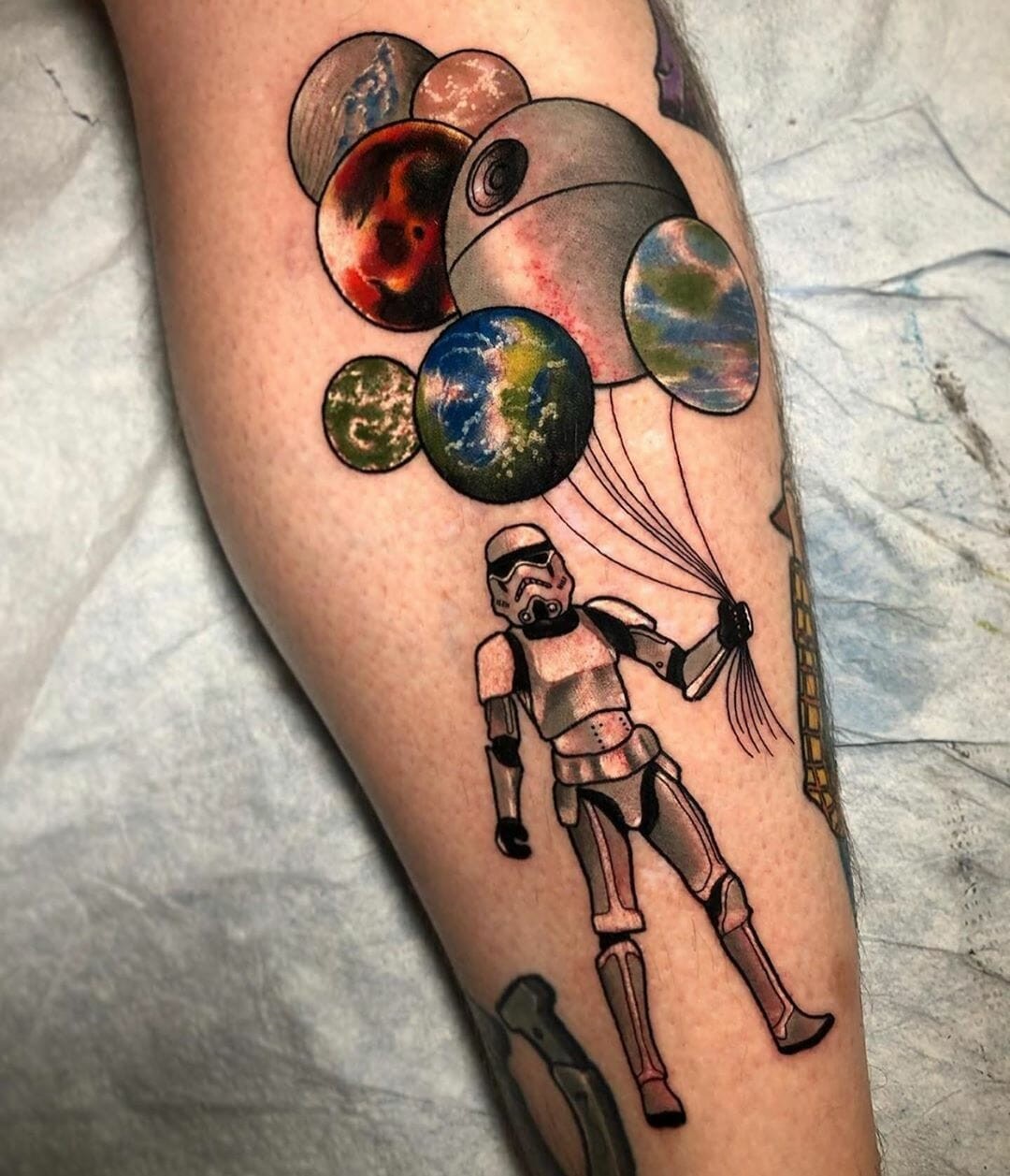 Death Star Darth Vader Tattoos