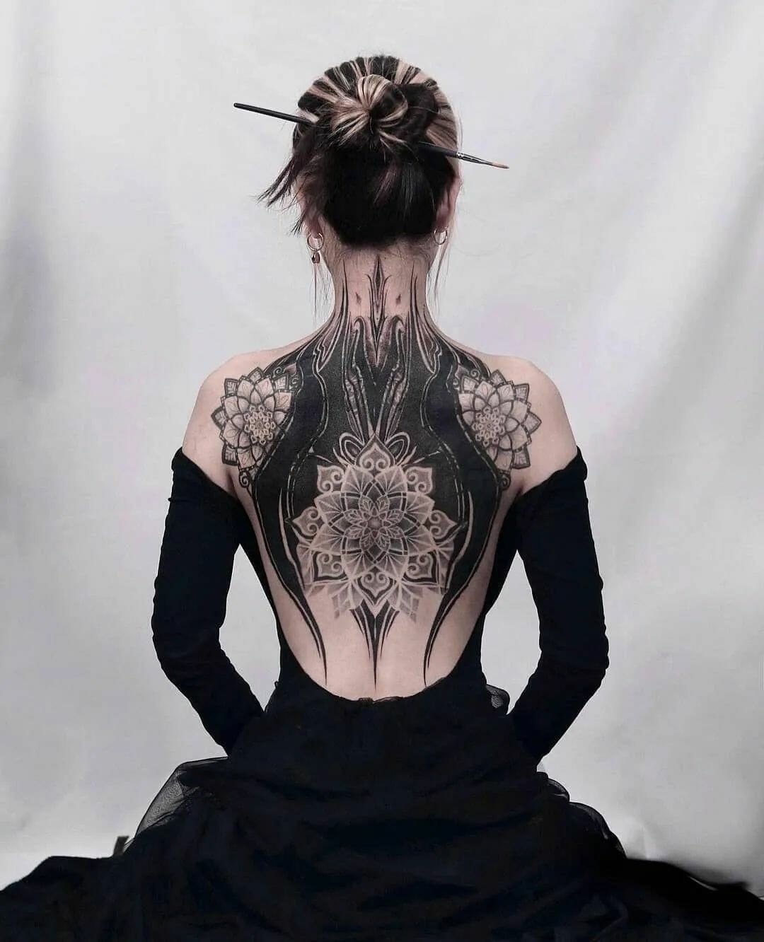 Gothic Back Tattoo