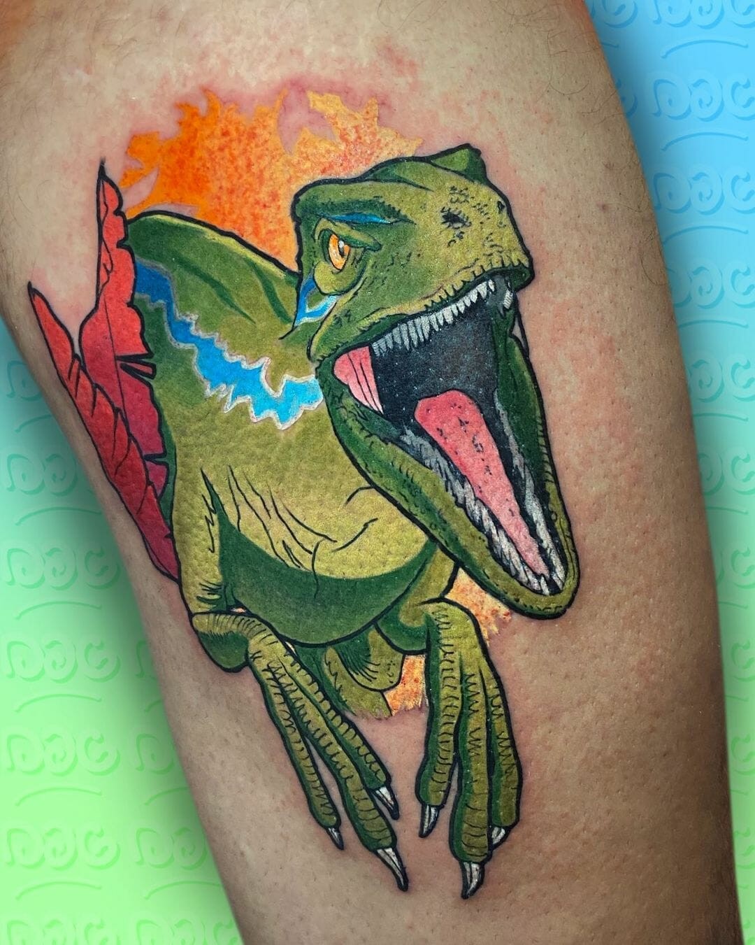 Jurassic Park Slash Tattoos