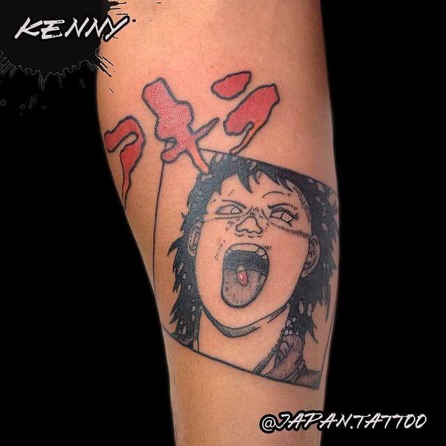 Akira Mouth Tattoo