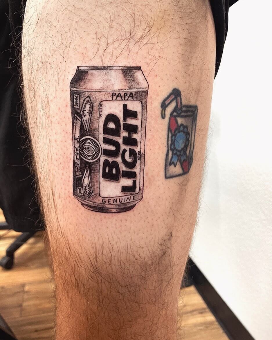 Simple Bud Light Sketch