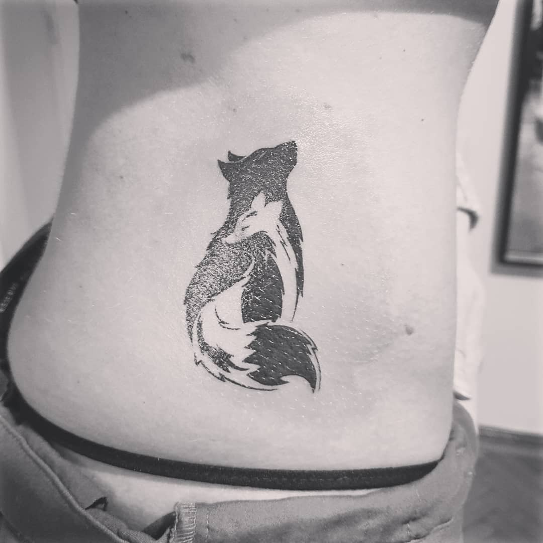 Fierce Fox And Wolf Tattoos