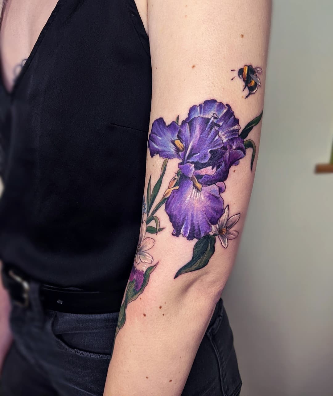 February Birth Flower Tattoo