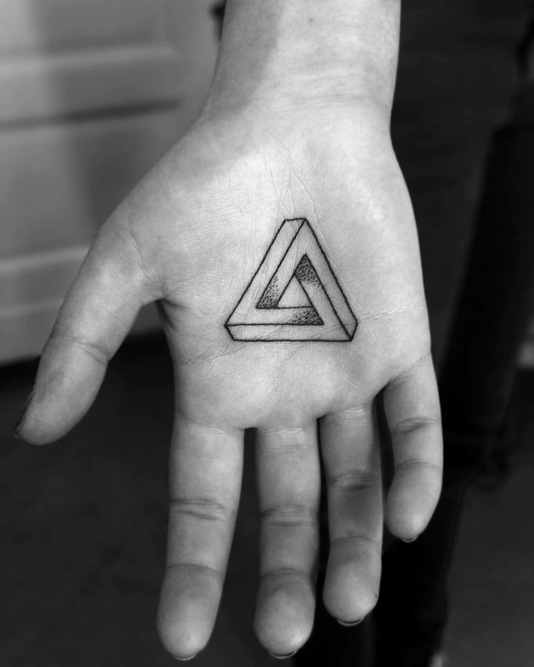 Small Palm Tattoo