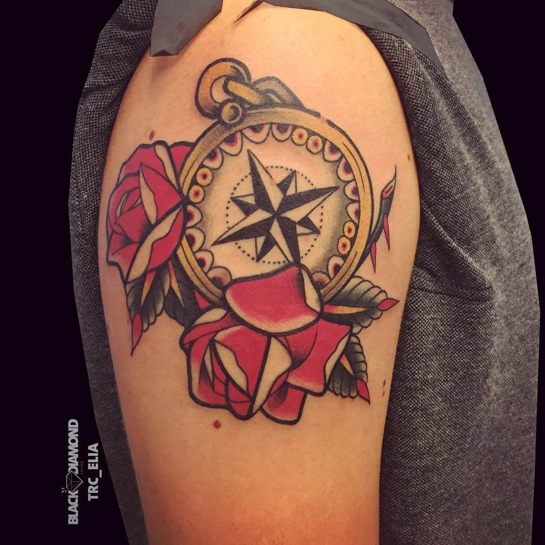 The Nautical Star Compass Tattoo