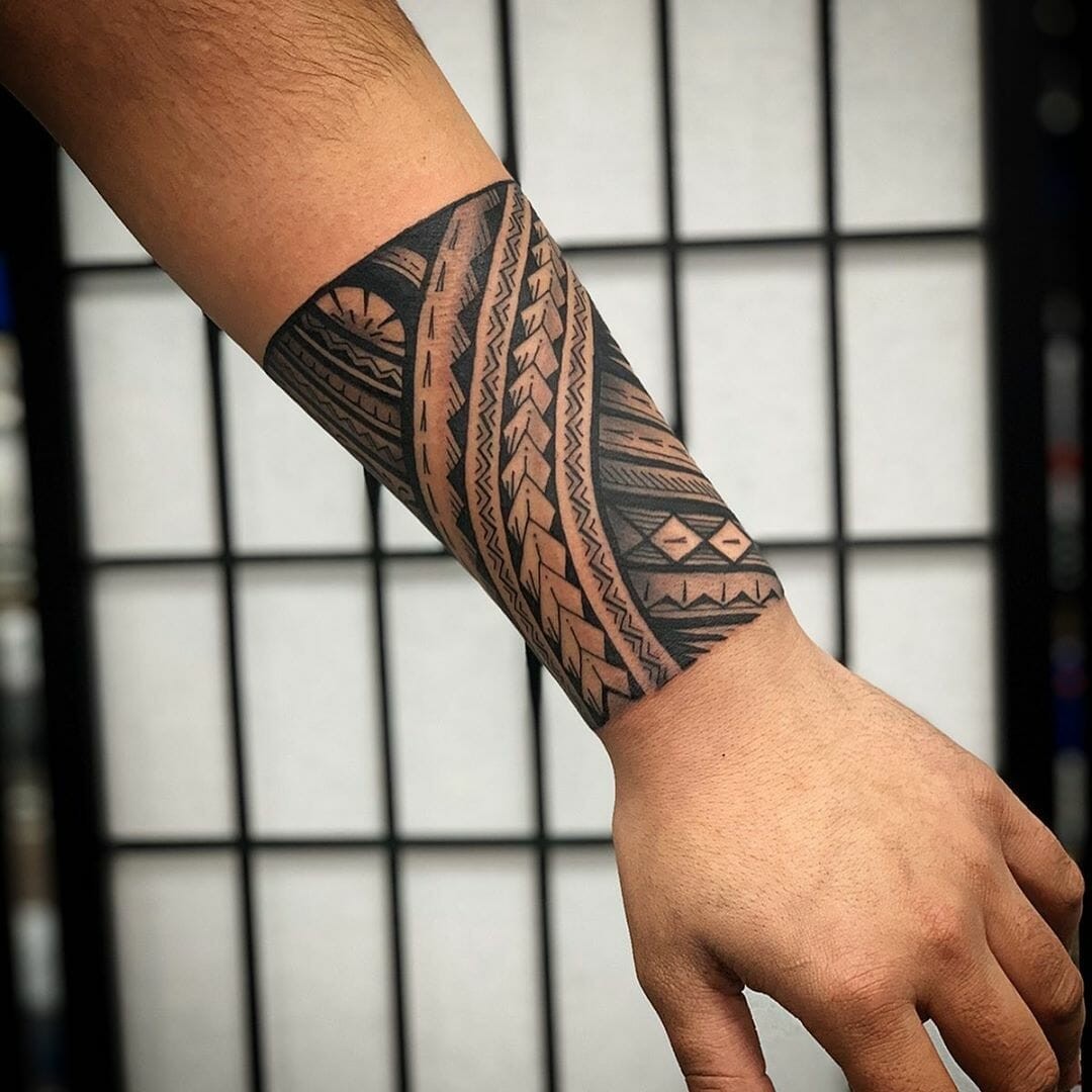 Tribal Tattoos On Arm Polynesian Culture