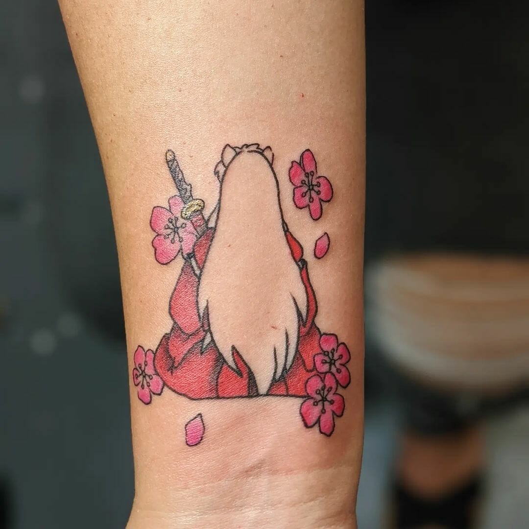 Floral Inuyasha Tattoo