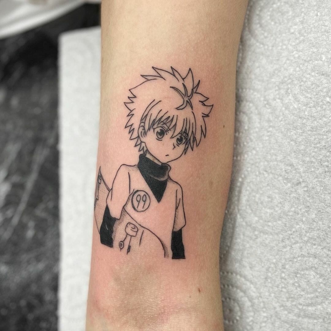 Skater Boy Killua Tattoo