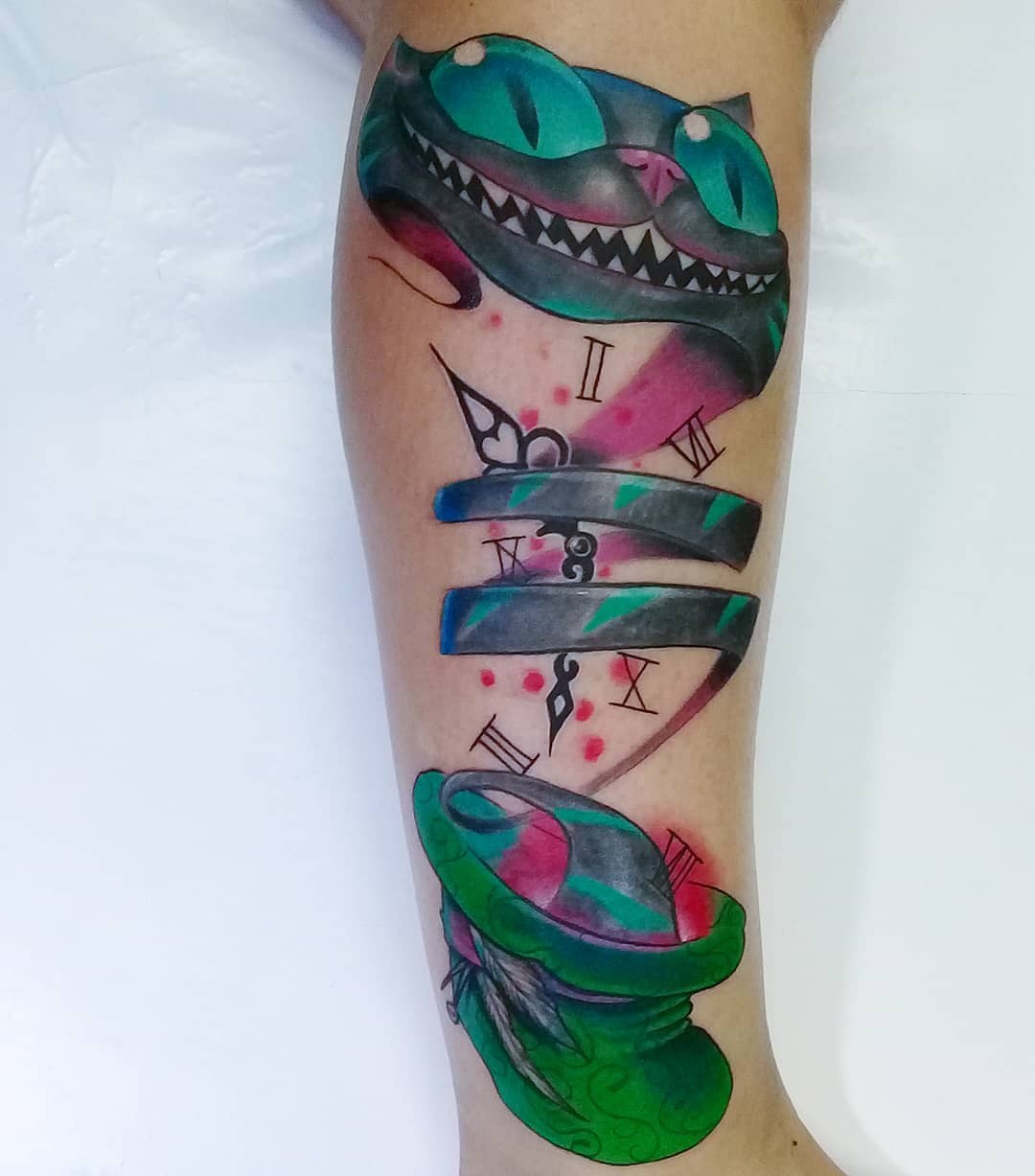 Colorful Psychedelic Tattoo Design