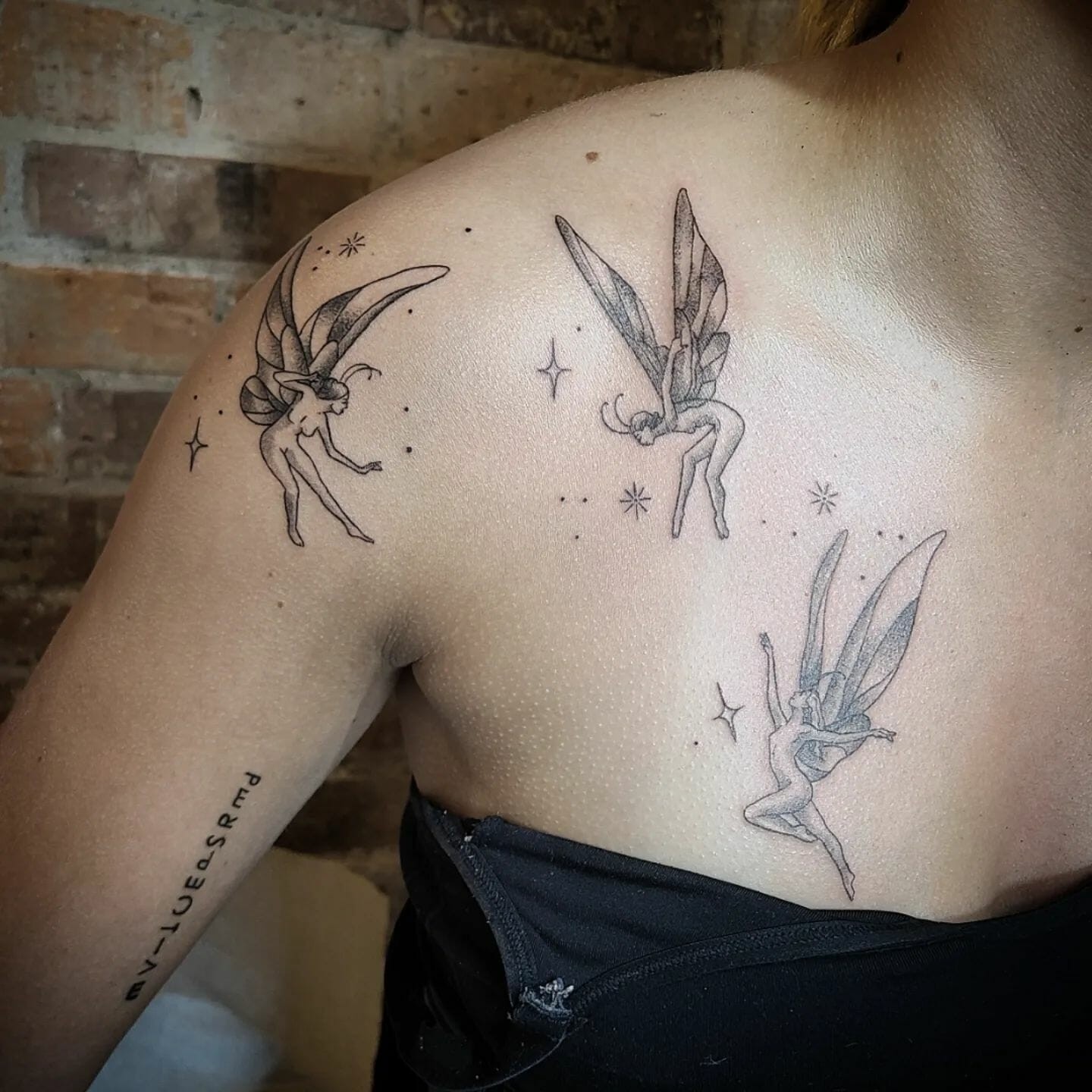 Silhouette Fairy Tattoo Designs That Can Be Placed Anywhere