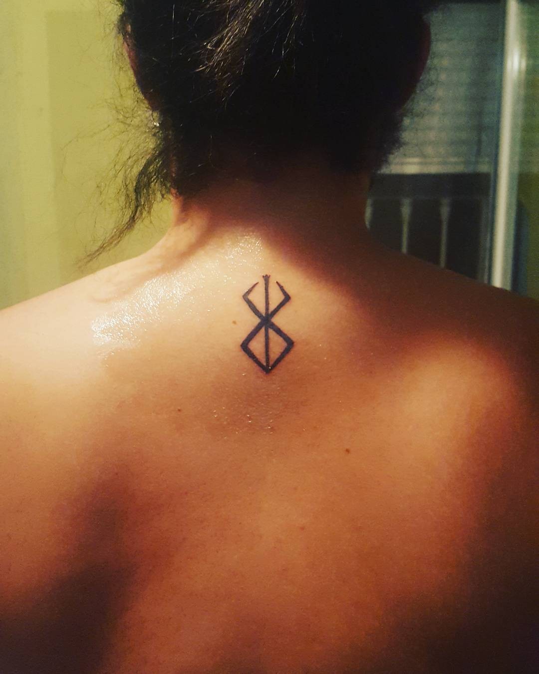 Simple Brand Of Sacrifice Tattoo