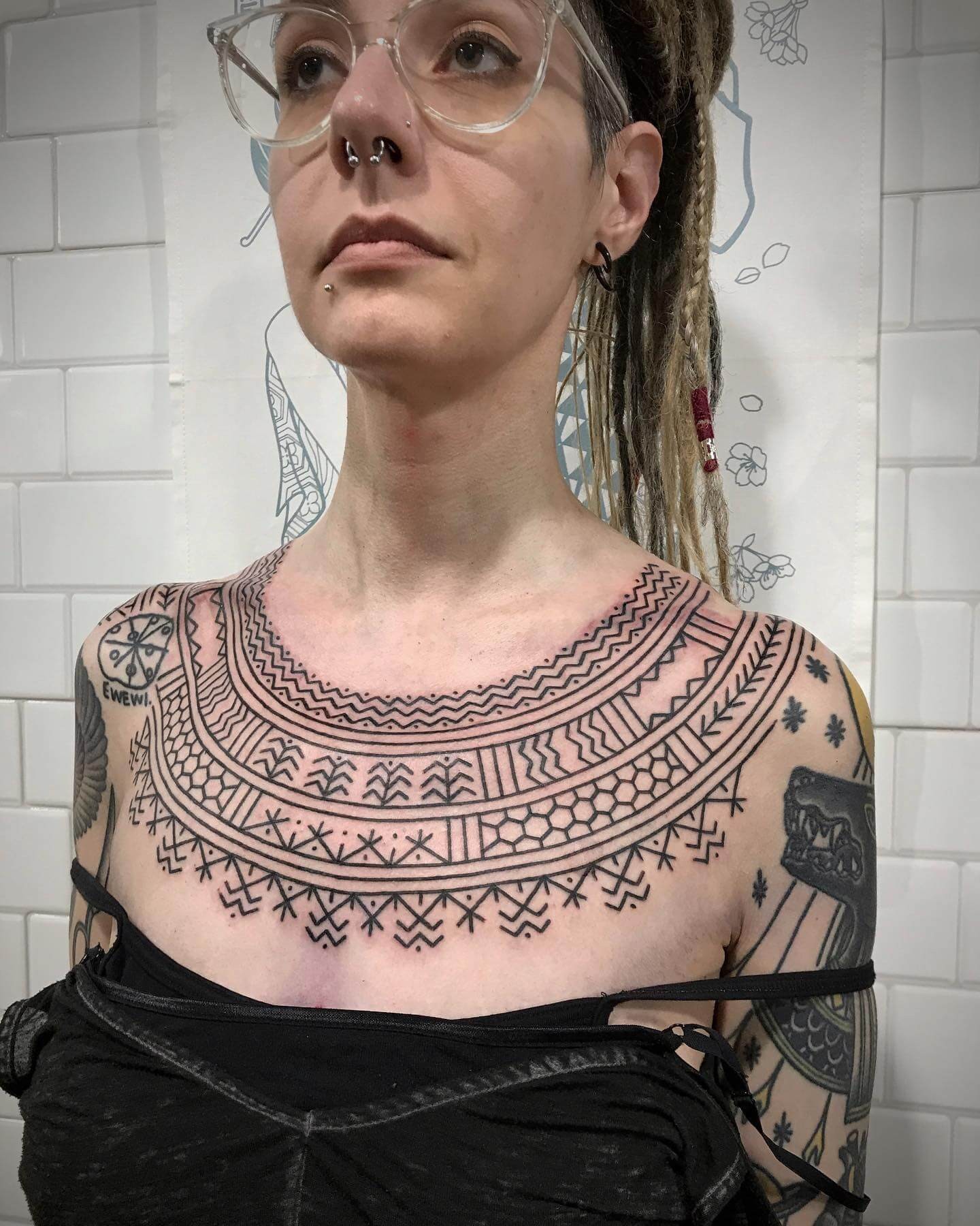 Filipino Tribal Tattoos Of Kalinga On Neck