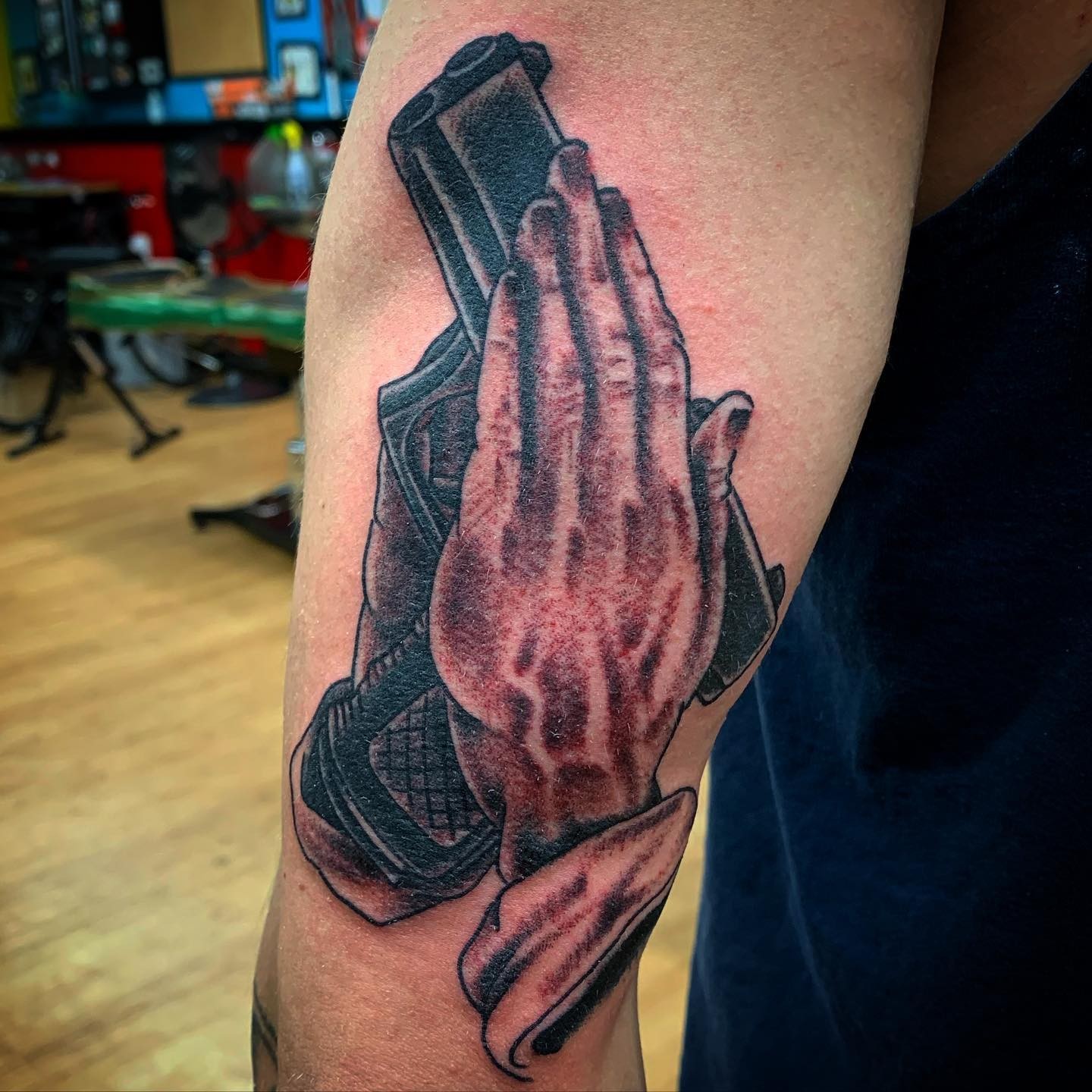 Realistic Glock Tattoo