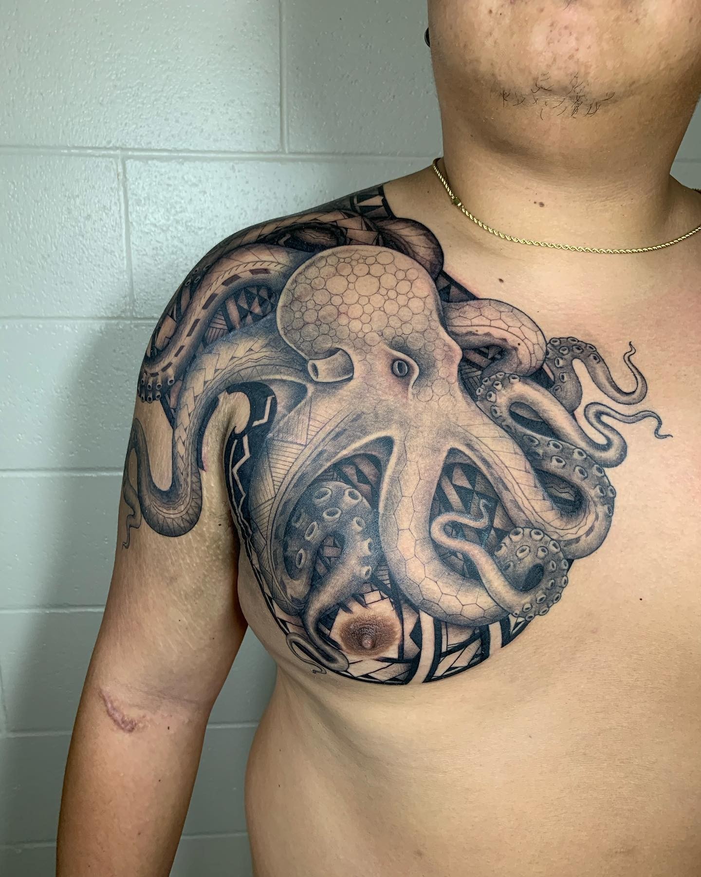 Realistic Octopus Tattoo