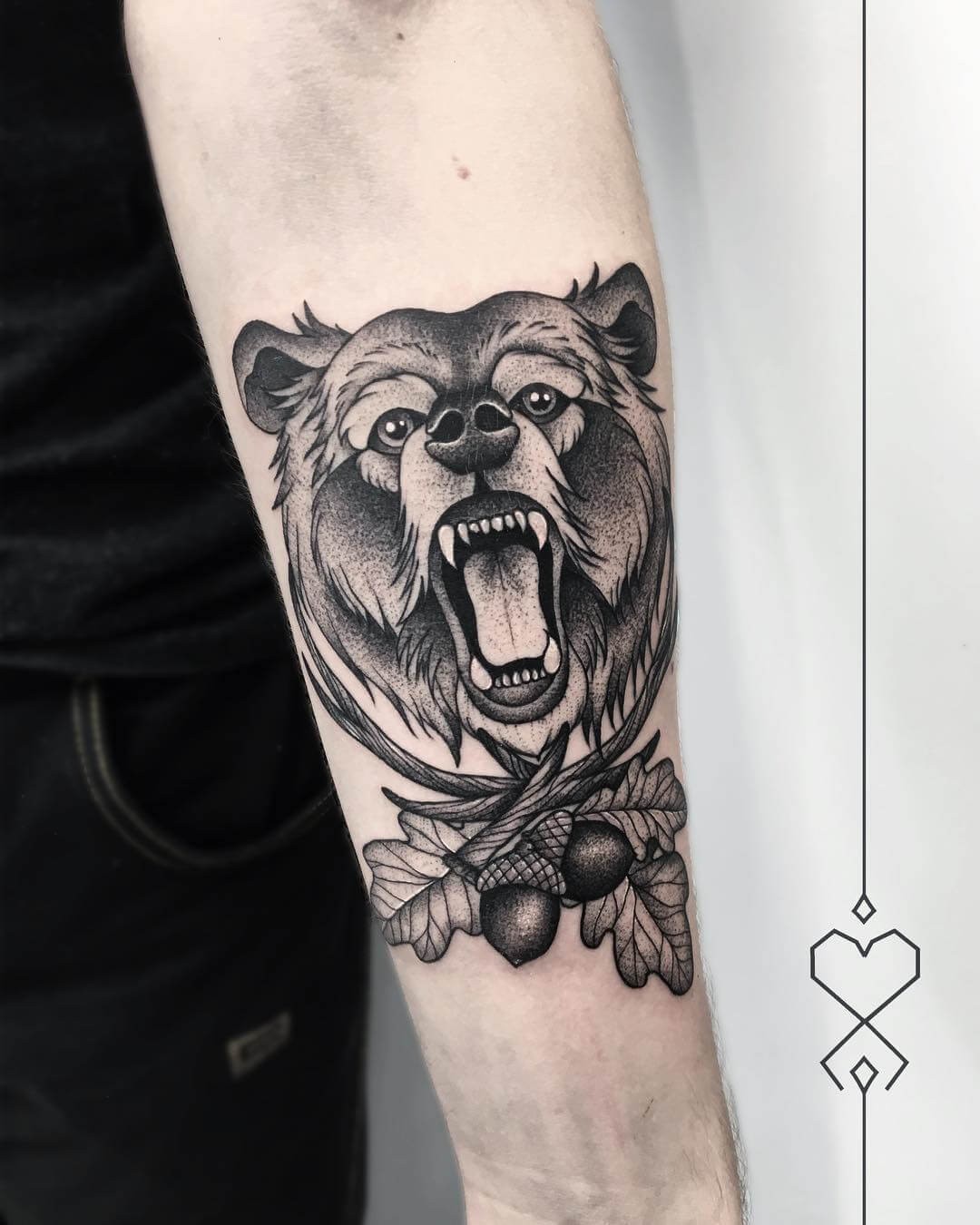 Powerful Bear Tattoos