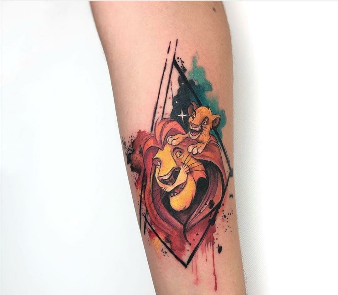 Lion King Tattoo Design