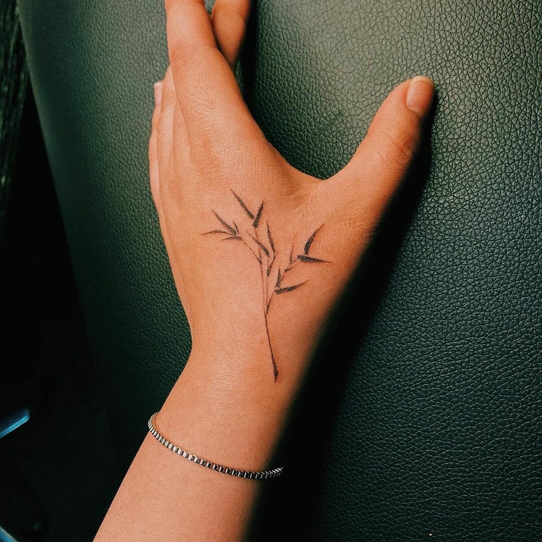 Minimalistic Bamboo Tattoos