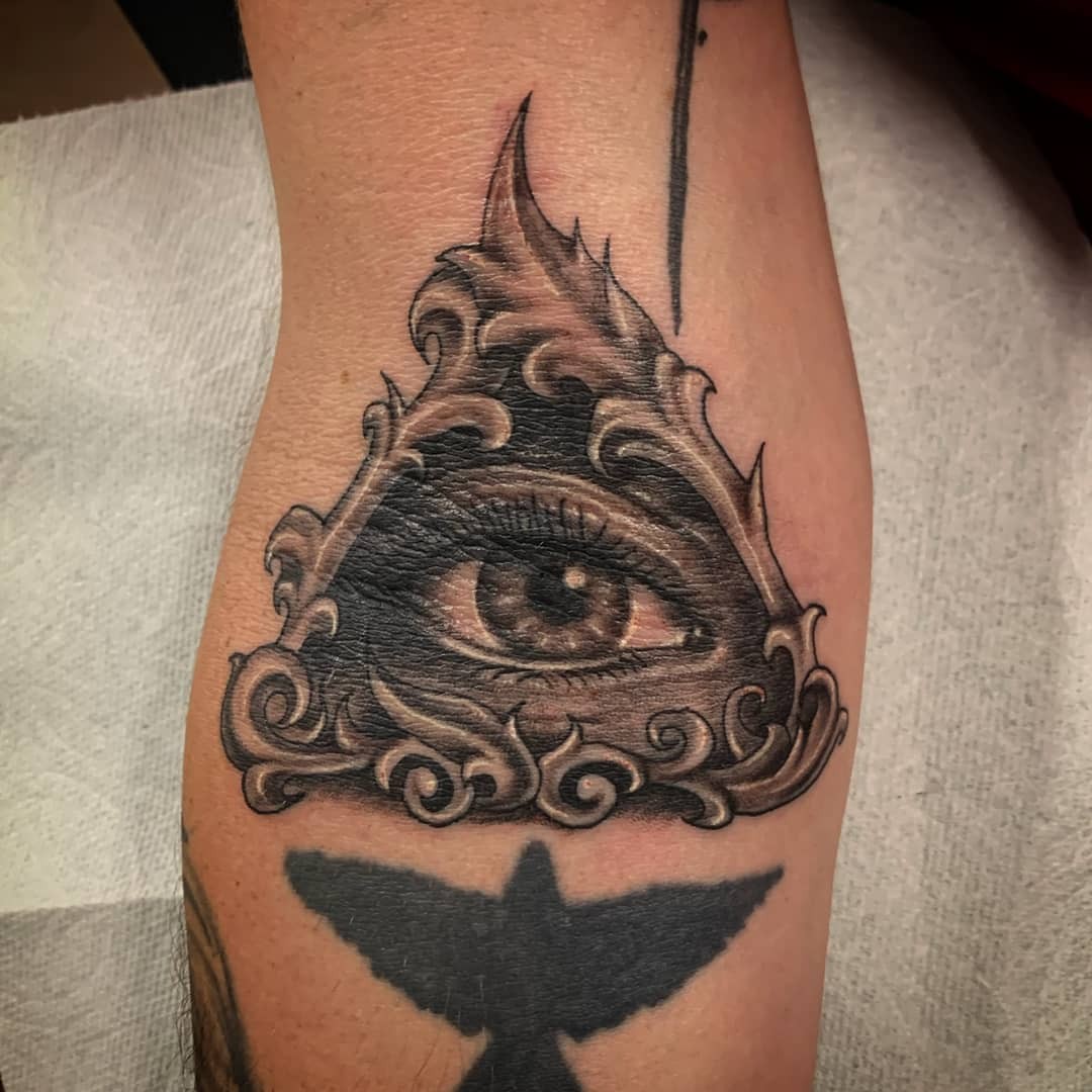 All Seeing Eye Tattoo Sleeve