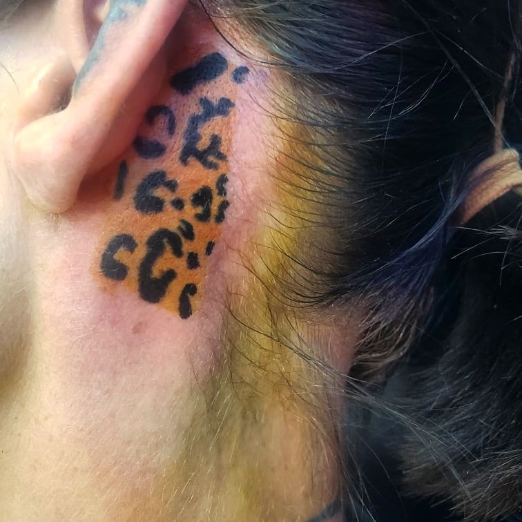 Cheetah Print Tattoo