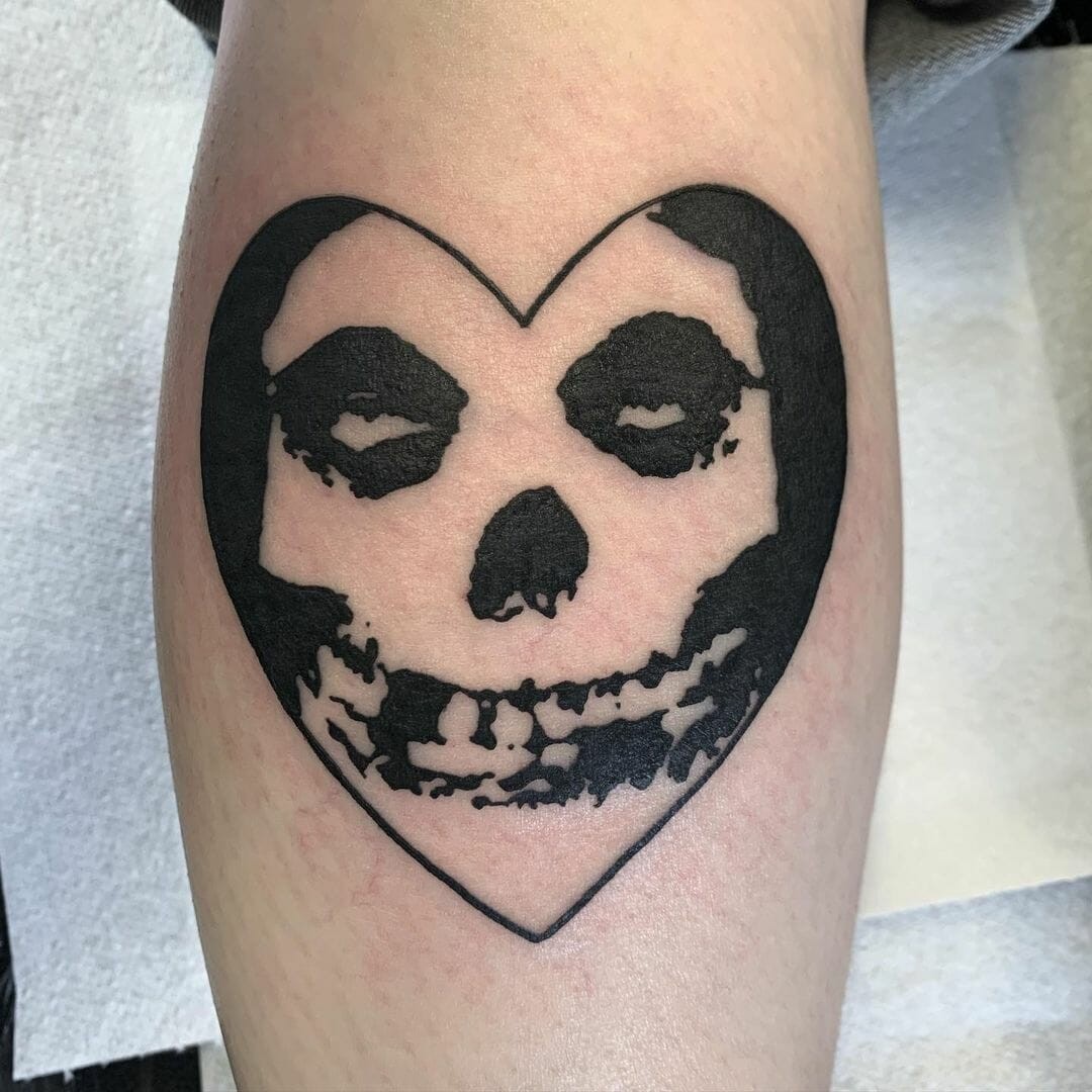 Fiend In A Heart Misfits Tattoo