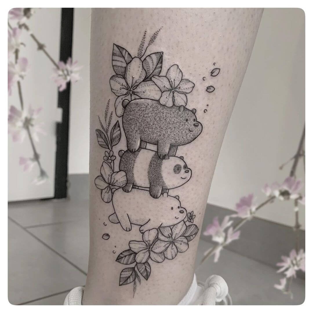 ‘We Bare Bears’ Tattoo