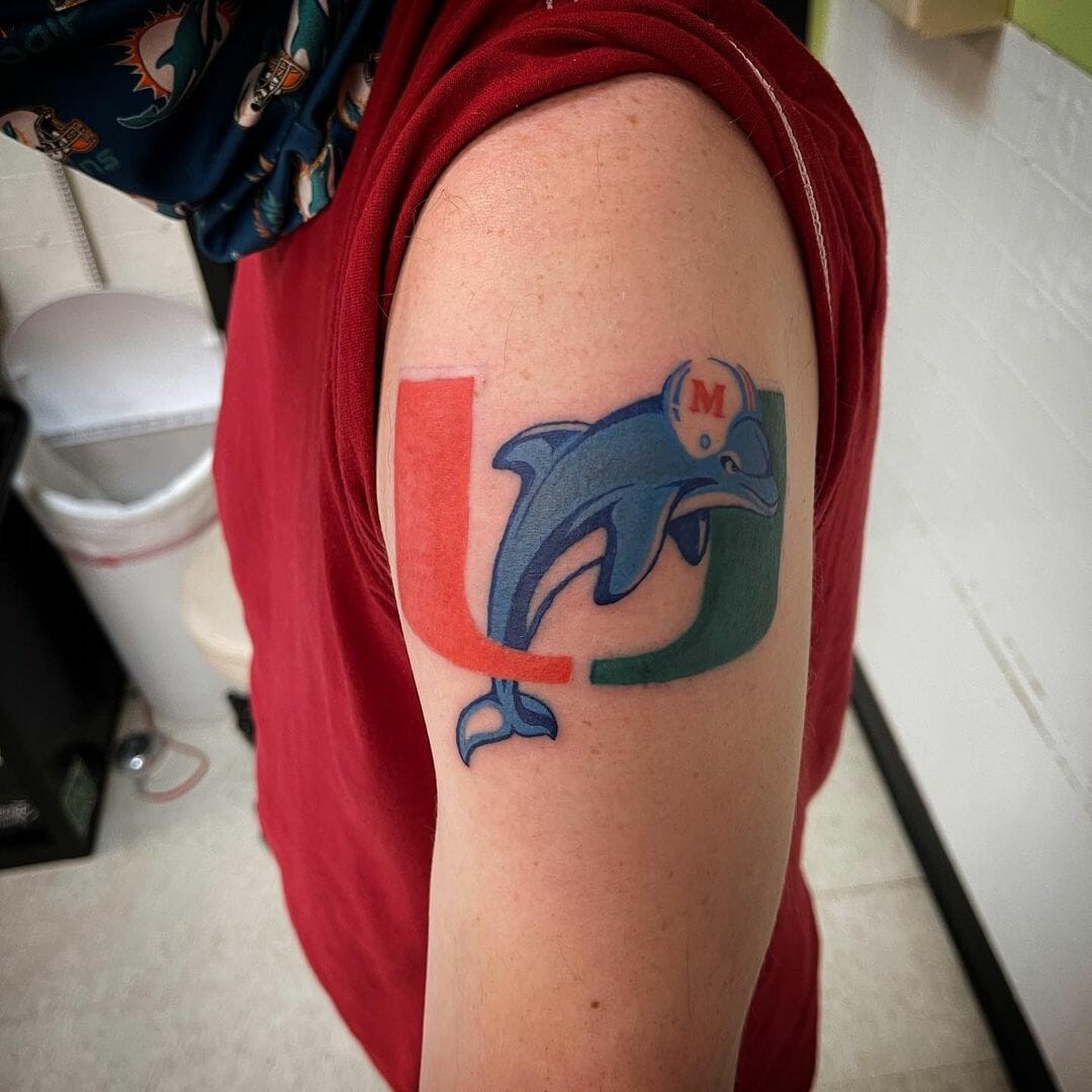 Miami Dolphin Tattoo