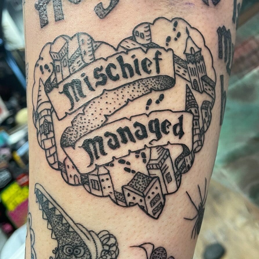 Mischief Managed Tattoo