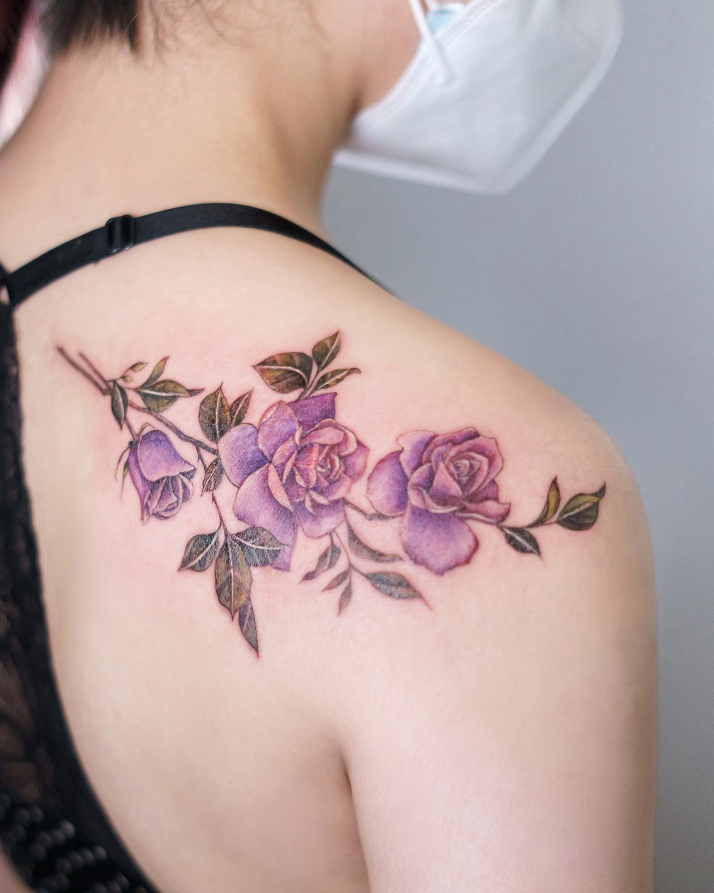 Purple Rose Tattoo