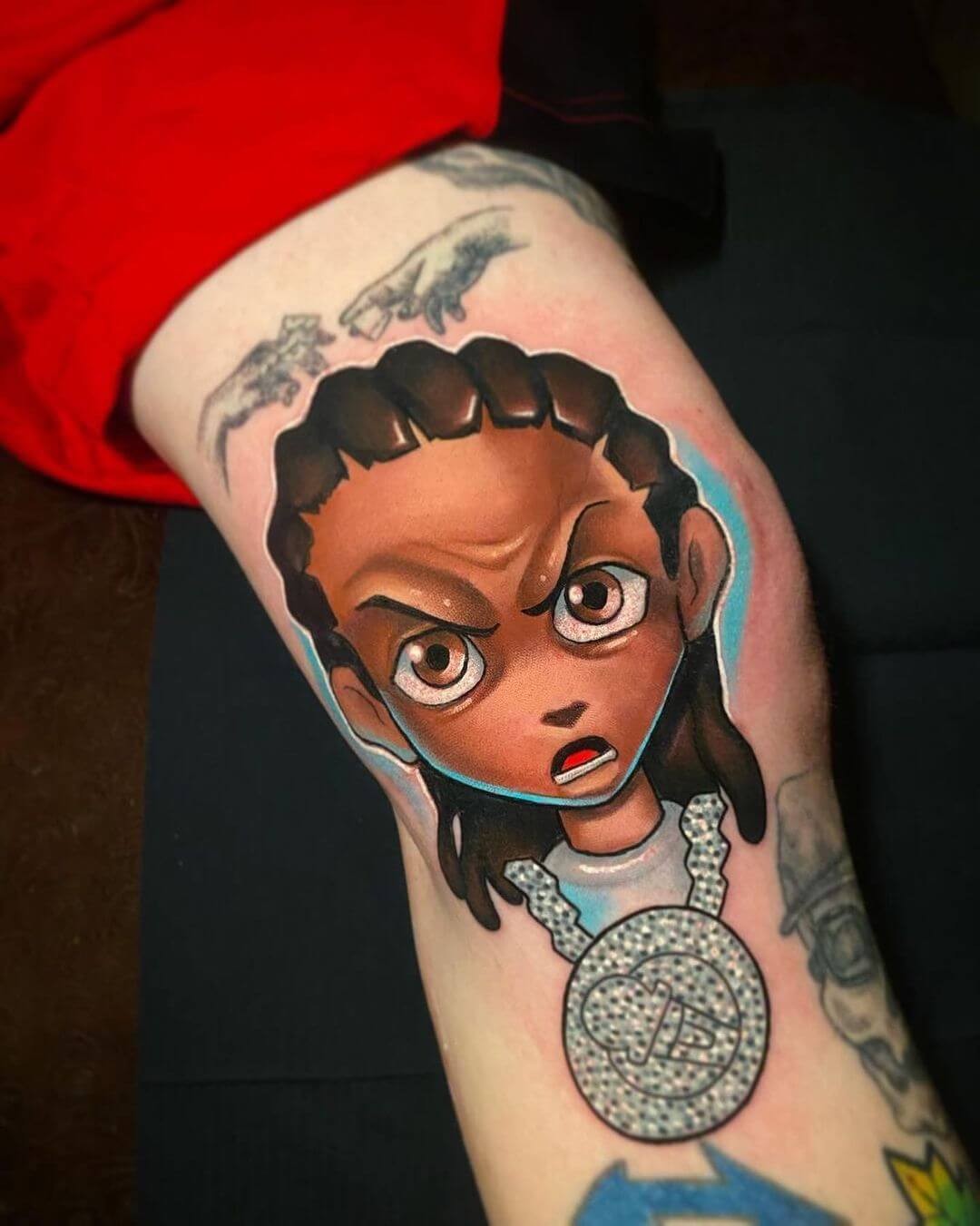 Graffiti Style The Boondocks Tattoo of Riley