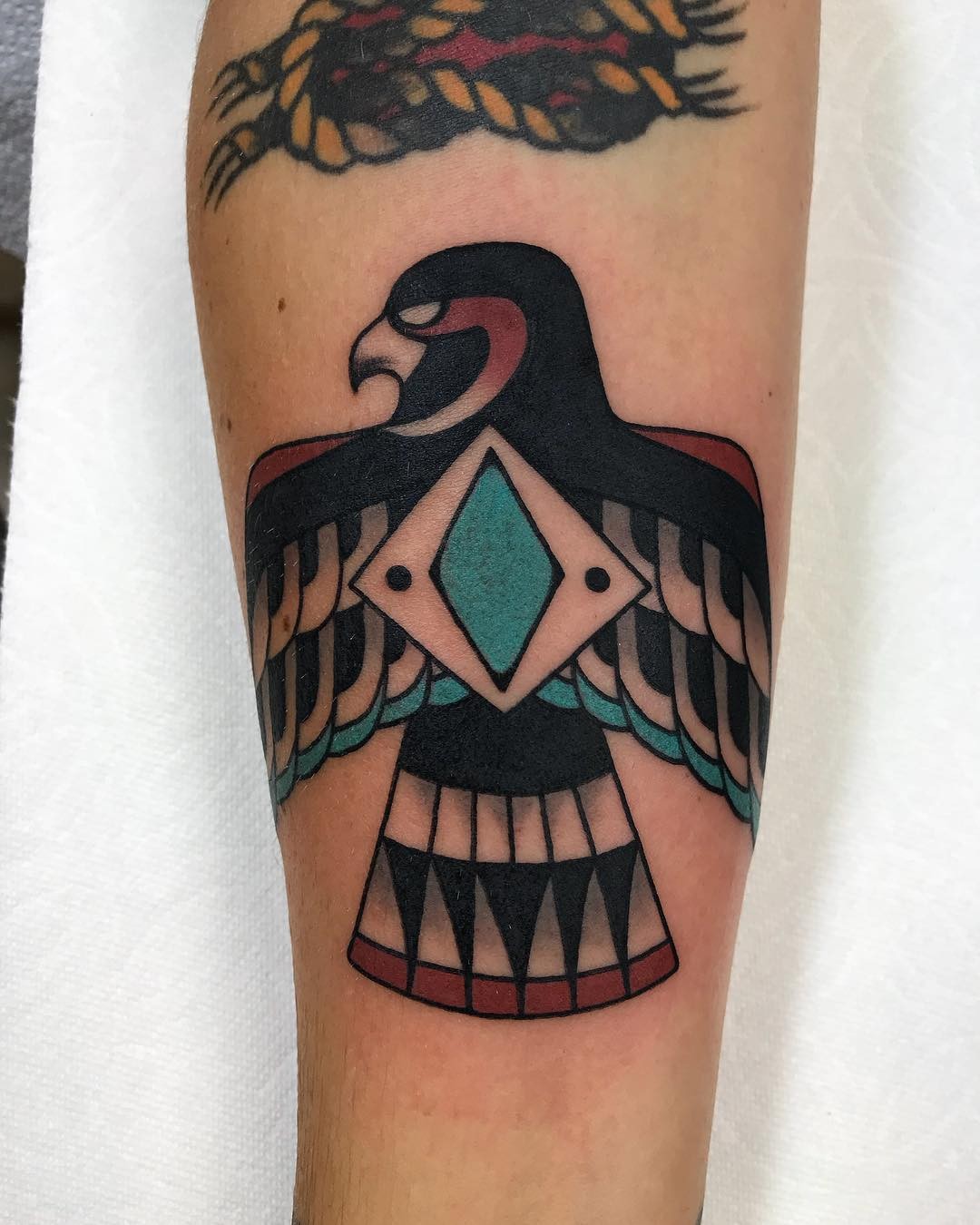 A Classic Thunderbird Tattoo Design