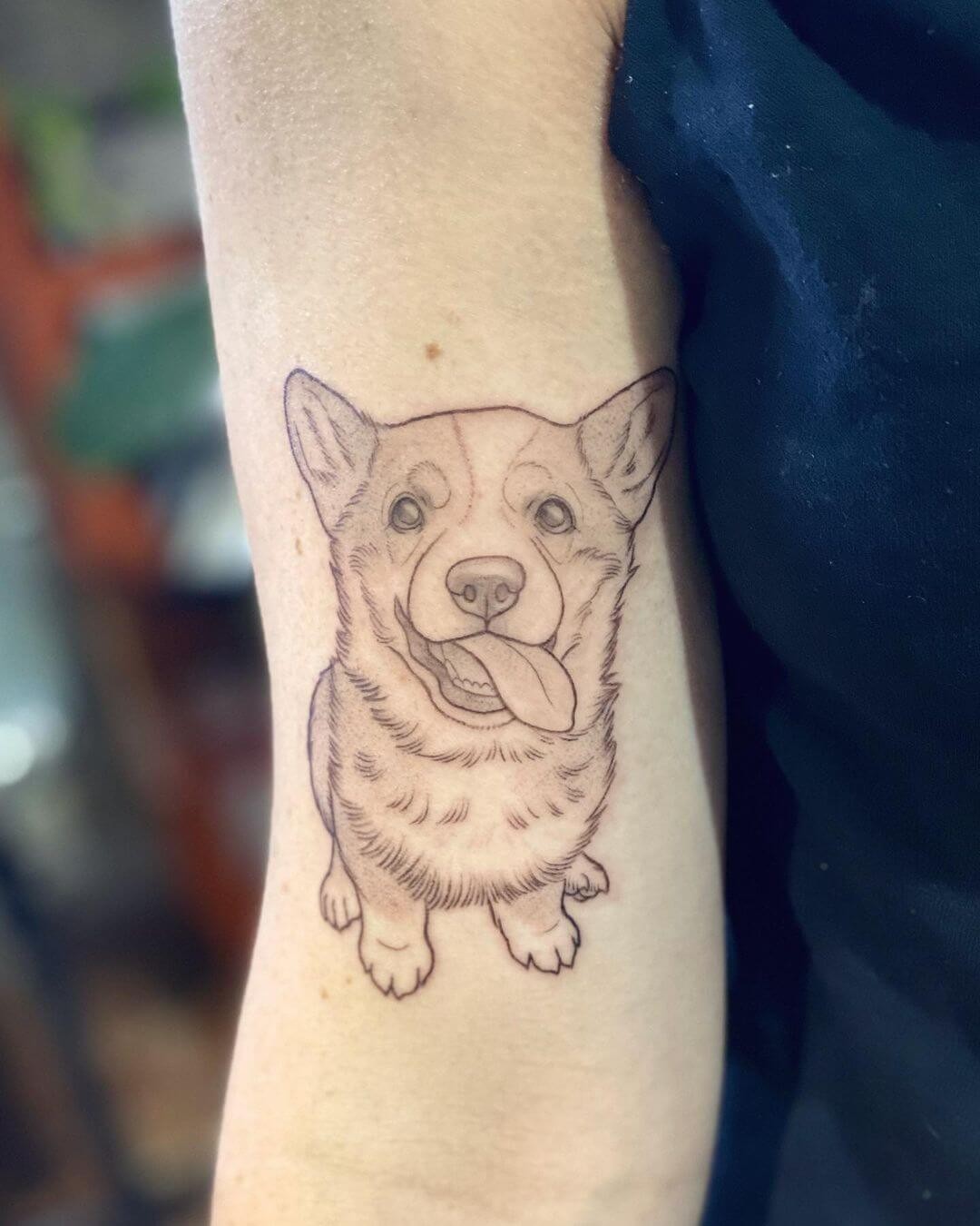 Traditional Dog Tattoo