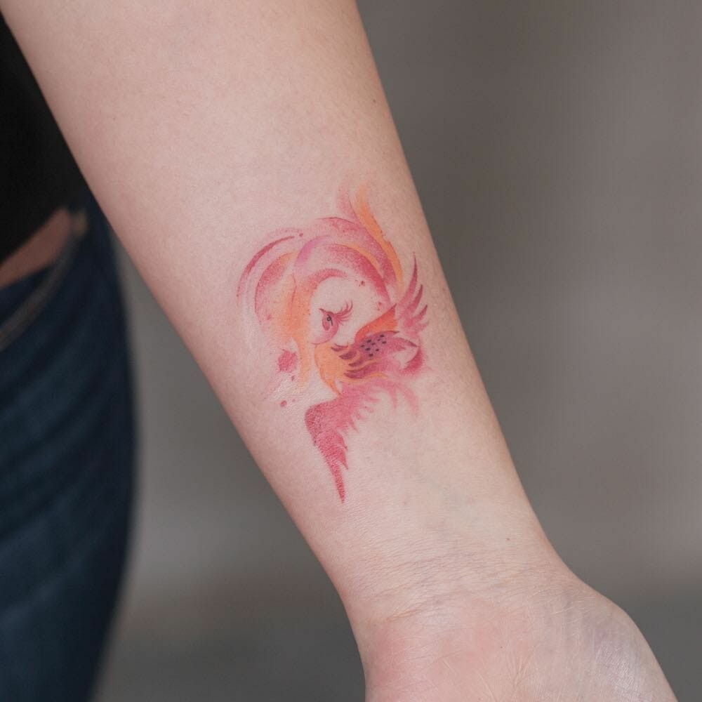 Small Phoenix Tattoo