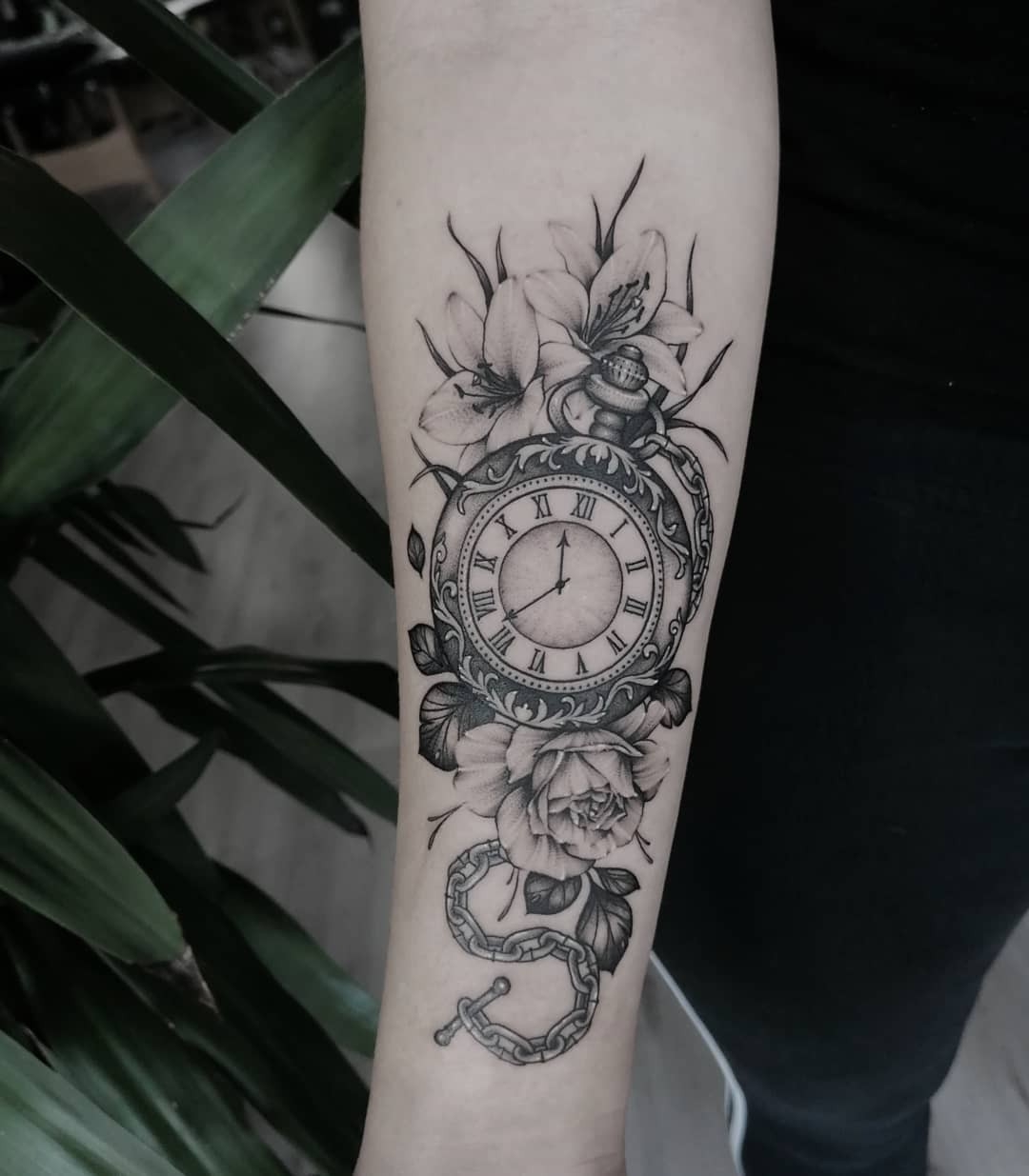 Pocket Watch Tattoo