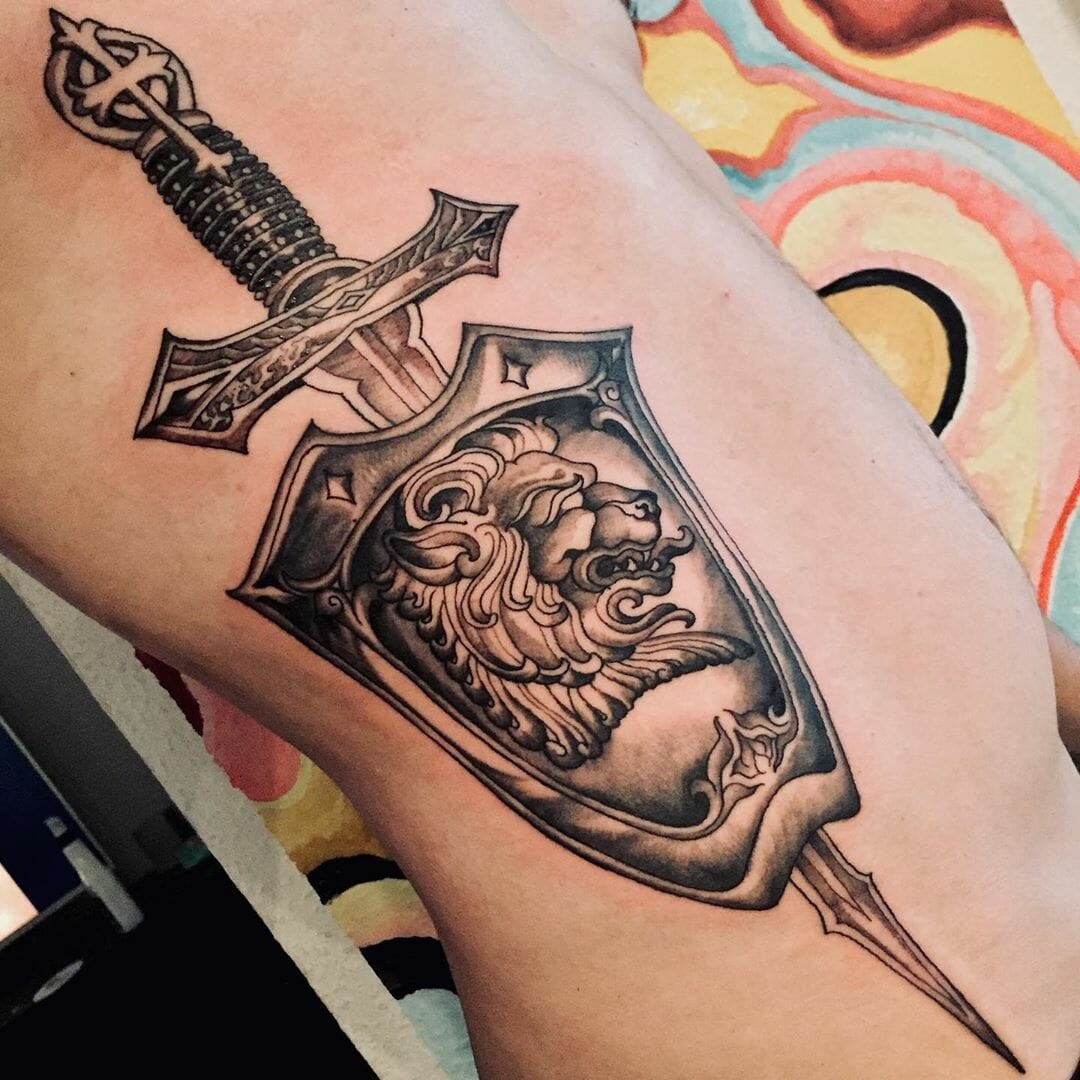 Celtic Shield Tattoo