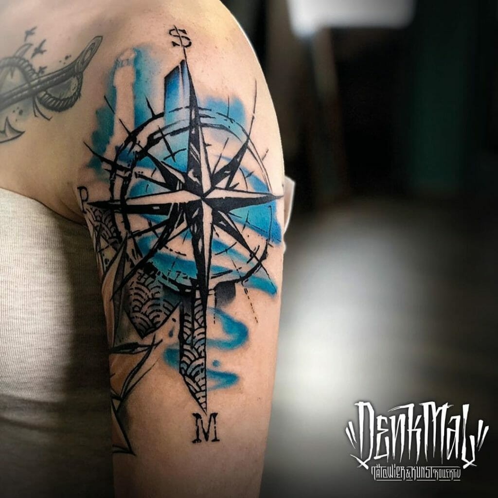 Nautical Shooting Star Tattoo Designs