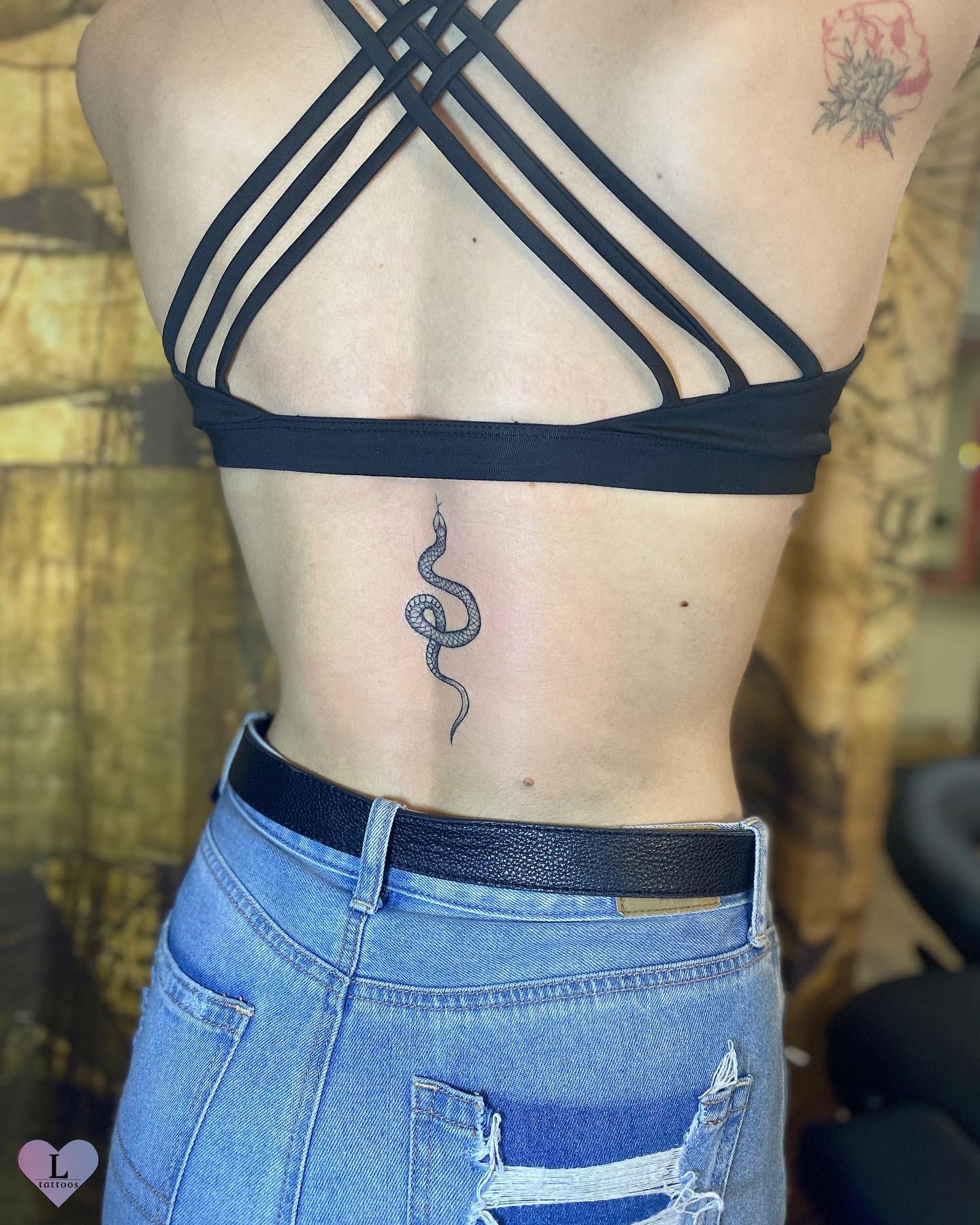 Sexy Lower Back Tattoo For Women