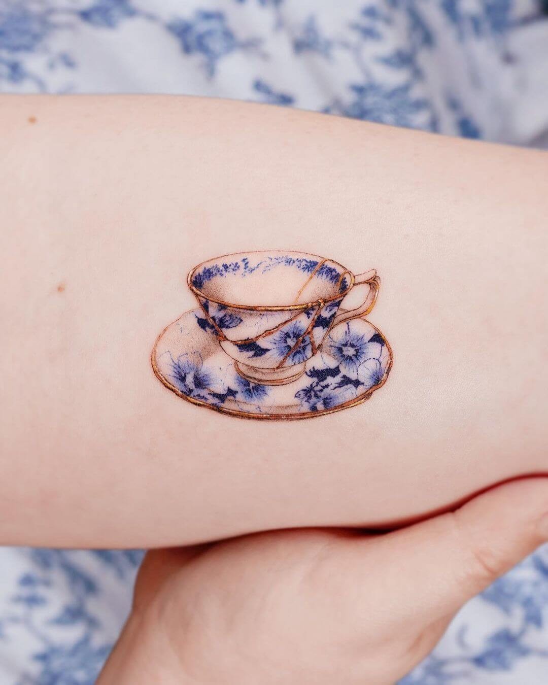 Kintsugi Cup Tattoo