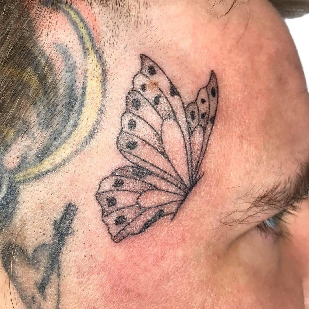 Unique Butterfly Tattoo