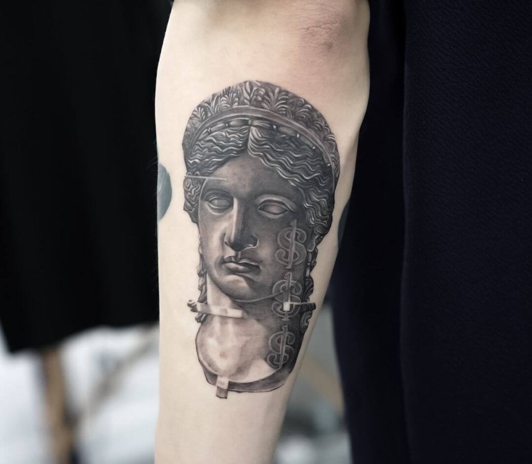 Hera Goddess Tattoo Of Wealth And Prosperity